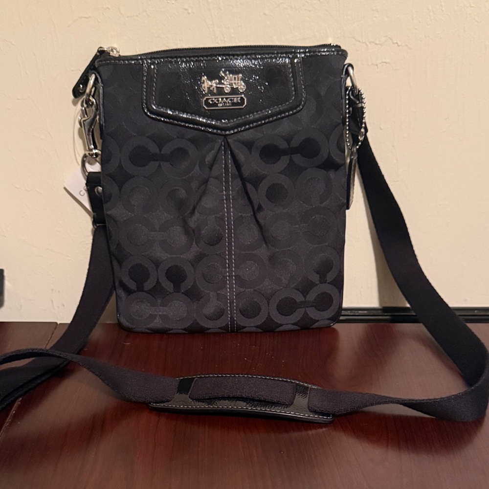 Coach Black Signature Crossbody Bag